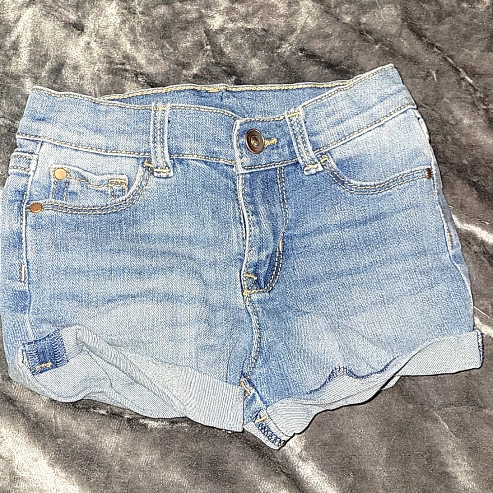 Denim shorts